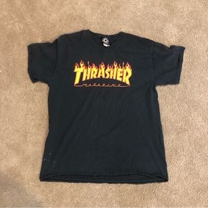 Flaming Thrasher t-shirt